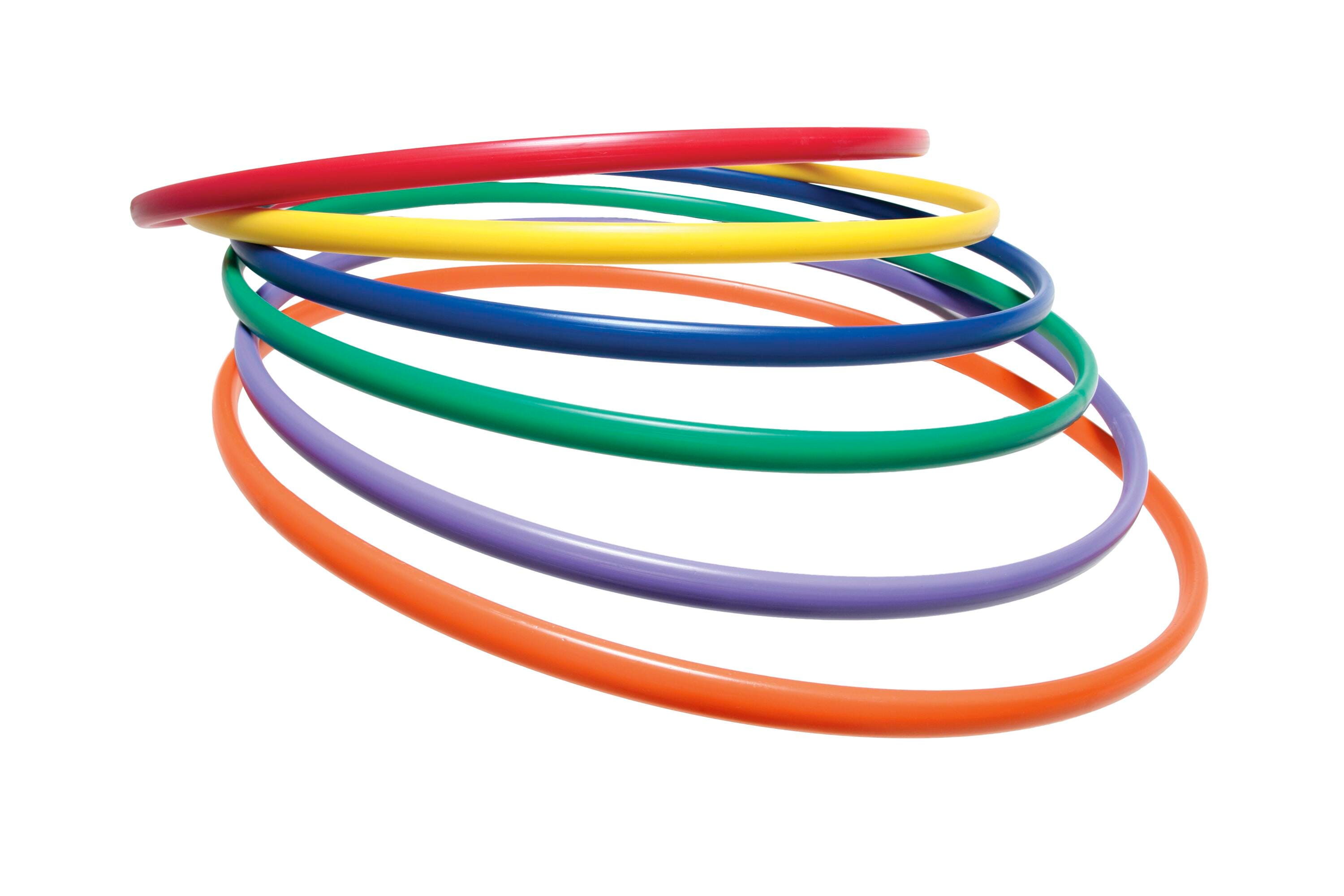 Sportime UltraHoops, 36 Inches, Multiple Colors, Set of 6 Item Number 1320283