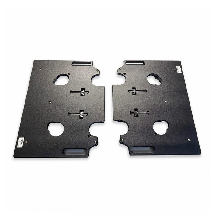 CEIA Hard Rubber Stabilizing Base Plates for Sandbags, Pair