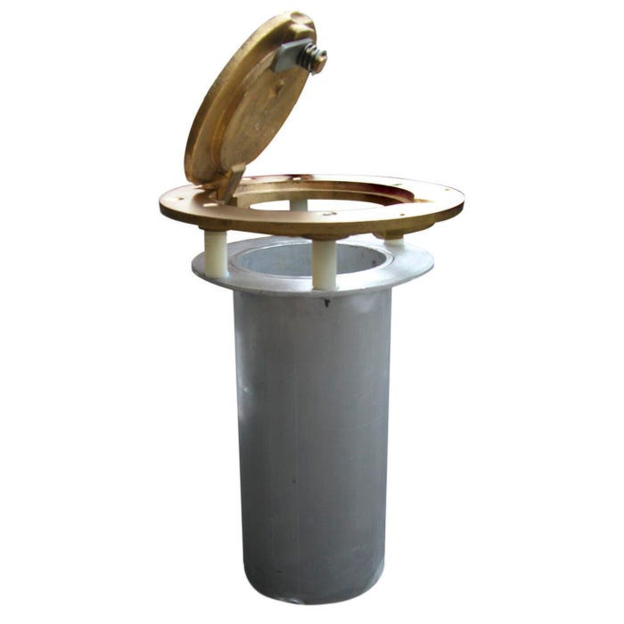 Jaypro Floor Sleeve with Hinged Cover, 10 x 3-1/2 in