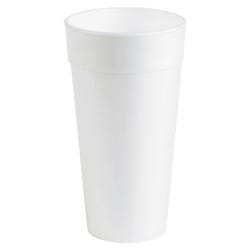 Genuine Joe Cup, 20 oz, White, Carton of 500