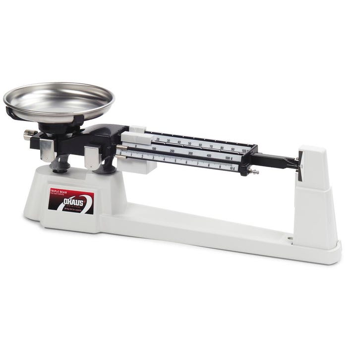 Ohaus Triple Beam Balance with 225 g Tare and Stainless Pan