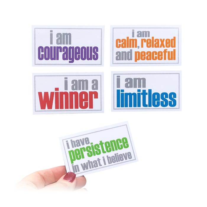 Inspired Minds Hopefulness Booster Magnets, Assorted, Set of 5