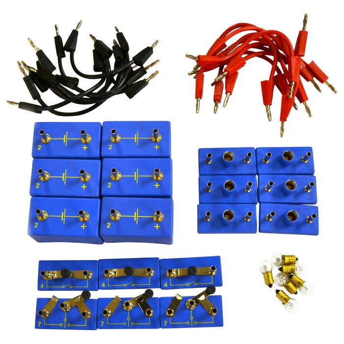 Eisco Labs Student Basic Electricity Kit, For 6 Users