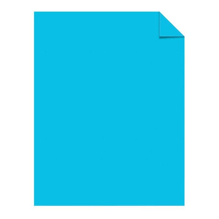 Astrobrights Colored Copy Paper, Lunar Blue, 8-1/2 x 11 Inches, 24 Bond, 5000 Sheets