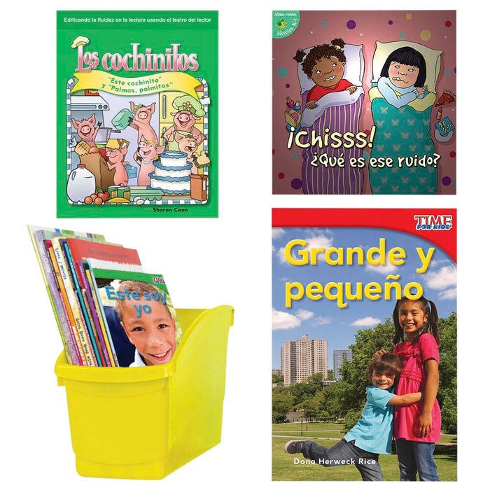 Achieve It! Spanish Leveled Readers A-B Fiction & Nonfiction, Set of 50