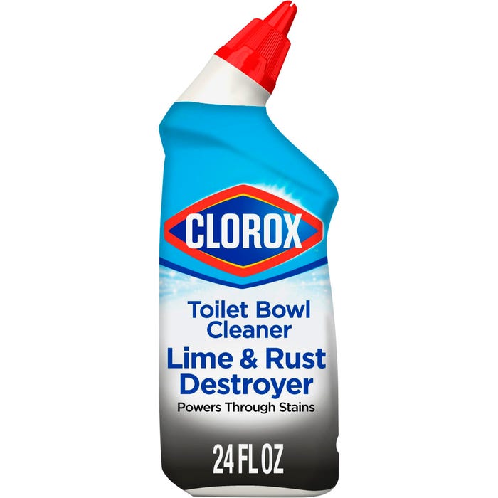 Clorox Toilet Bowl Cleaner Lime and Rust Destroyer, 24 Ounce