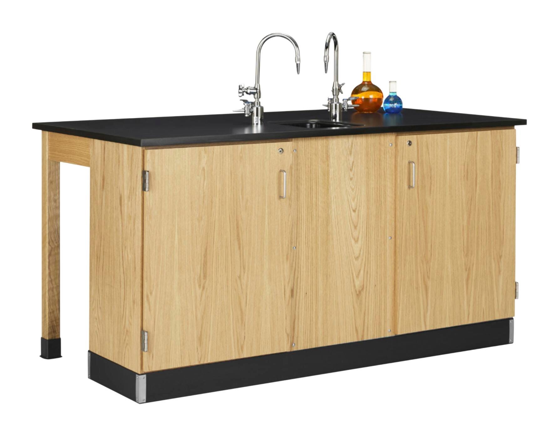 Image for Diversified Spaces Kinetic Lab Station, 68 x 36 x 35-3/4 Inches, Flat Top, Phenolic Resin Top from School Specialty