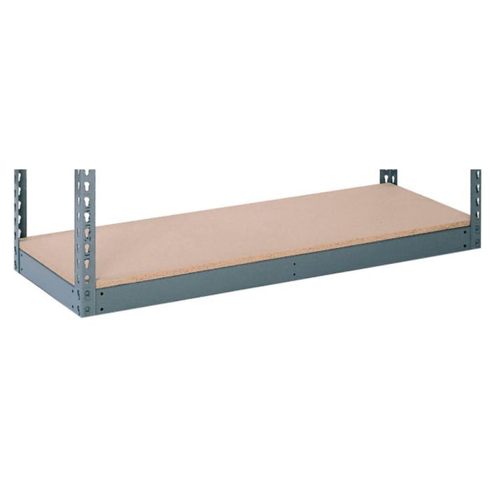 Republic Wedge-Lock and Rivet Wedge-Lock Particle Board Shelf, 96 x 24 Inches