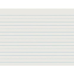 School Smart Skip-A-Line Ruled Writing Paper, 1 Inch Ruled Long Way, 10-1/2 x 8 Inches, 500 Sheets 085348