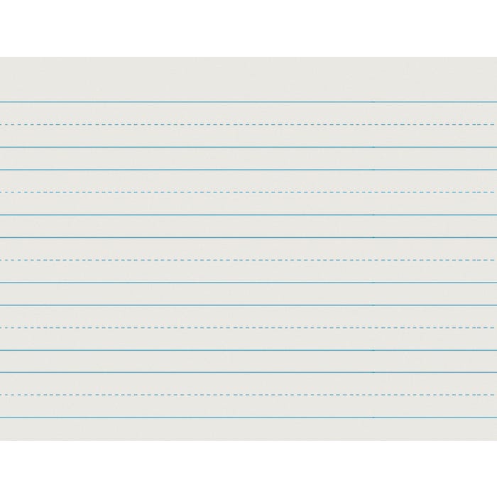 School Smart Skip-A-Line Ruled Writing Paper, 1 Inch Ruled Long Way, 10-1/2 x 8 Inches, 500 Sheets