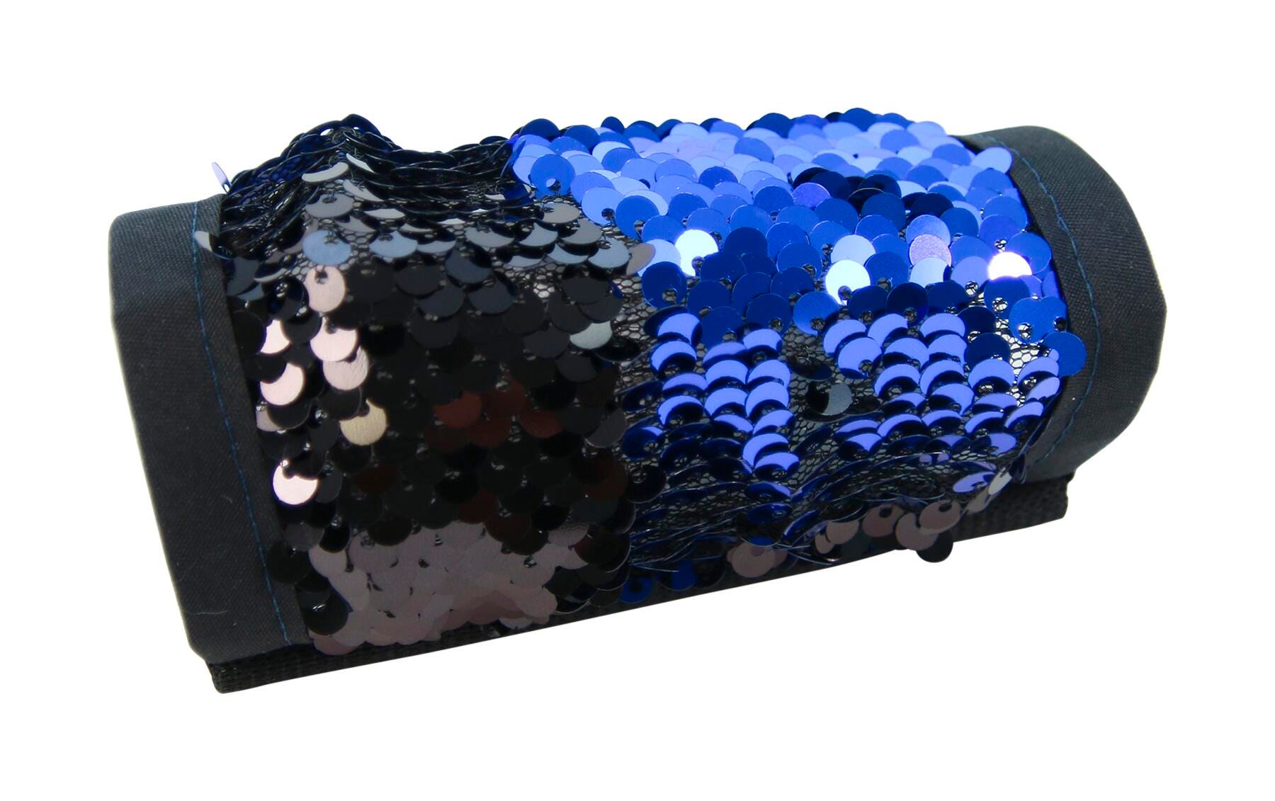 Abilitations Sensory Sequin Sleeve, 4 x 2 in Diameter, Blue/Silver, Item Number 2027647