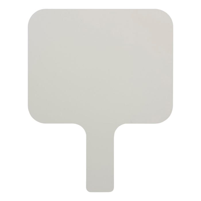 Flipside Dry Erase Rectangular Answer Paddle, 8 x 9-3/4 Inches
