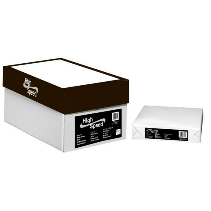 High Speed Copy Paper, 8-1/2 x 11 Inches, White, 5000 Sheets