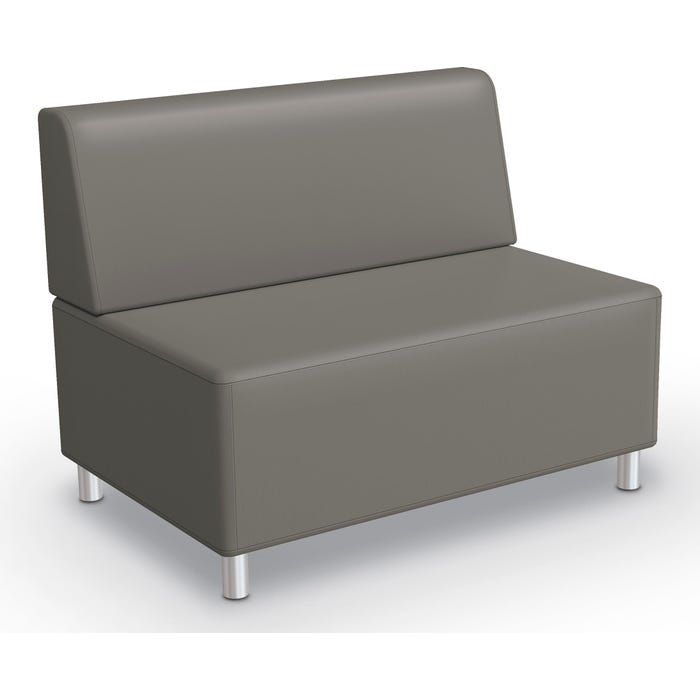 MooreCo Soft Seating Armless Love Seat, 45 x 29-1/2 x 34-1/2 Inches