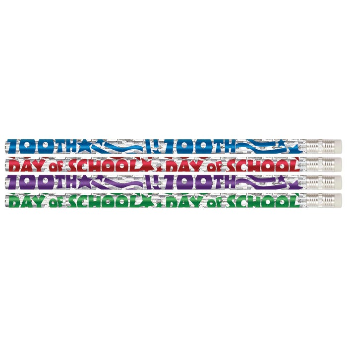 Musgrave Pencil Co. 100th Day of School Pencils, Pack of 12