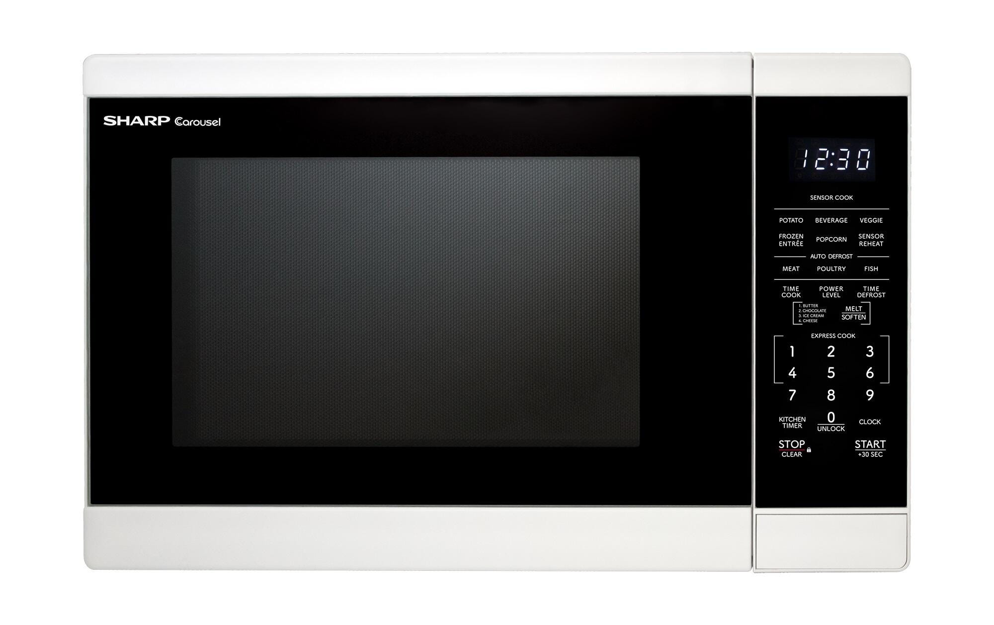 Image for Sharp Countertop Microwave Oven, 1.4 Cubic Feet, 1100 Watt, White from School Specialty