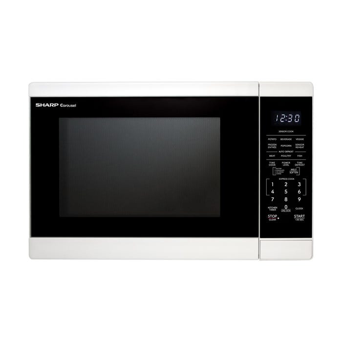 Sharp Countertop Microwave Oven, 1.4 Cubic Feet, 1100 Watt, White