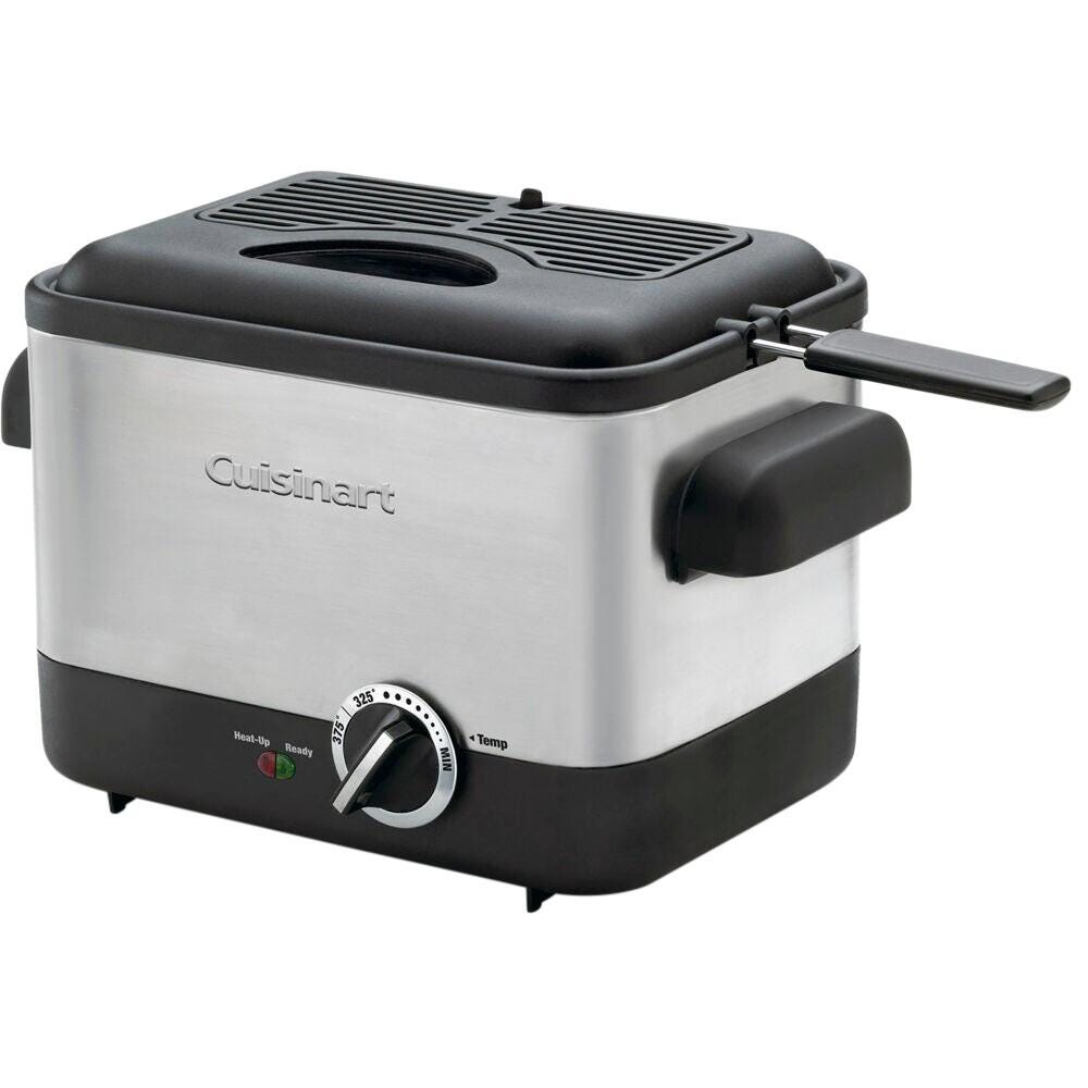 Cuisinart Compact Deep Fryer, Black/Silver