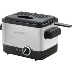 Cuisinart Compact Deep Fryer, Black/Silver