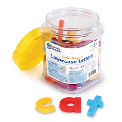 Learning Resources Jumbo Lowercase Magnetic Letters, Set of 40 516107