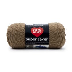 Red Heart Acrylic Economy Super Saver Yarn, 4-Ply, Café Latte, 7 Ounce Skein