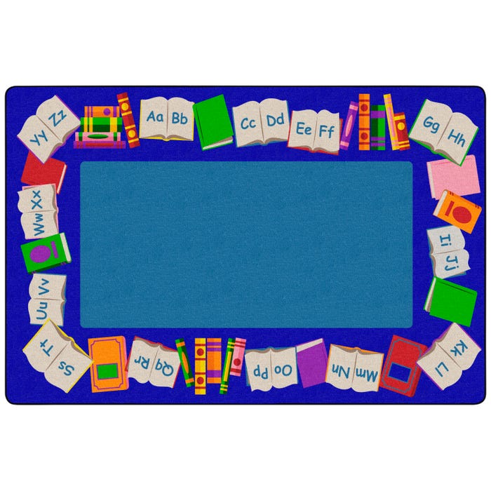 Childcraft Alphabet Book Border Carpet, Rectangle