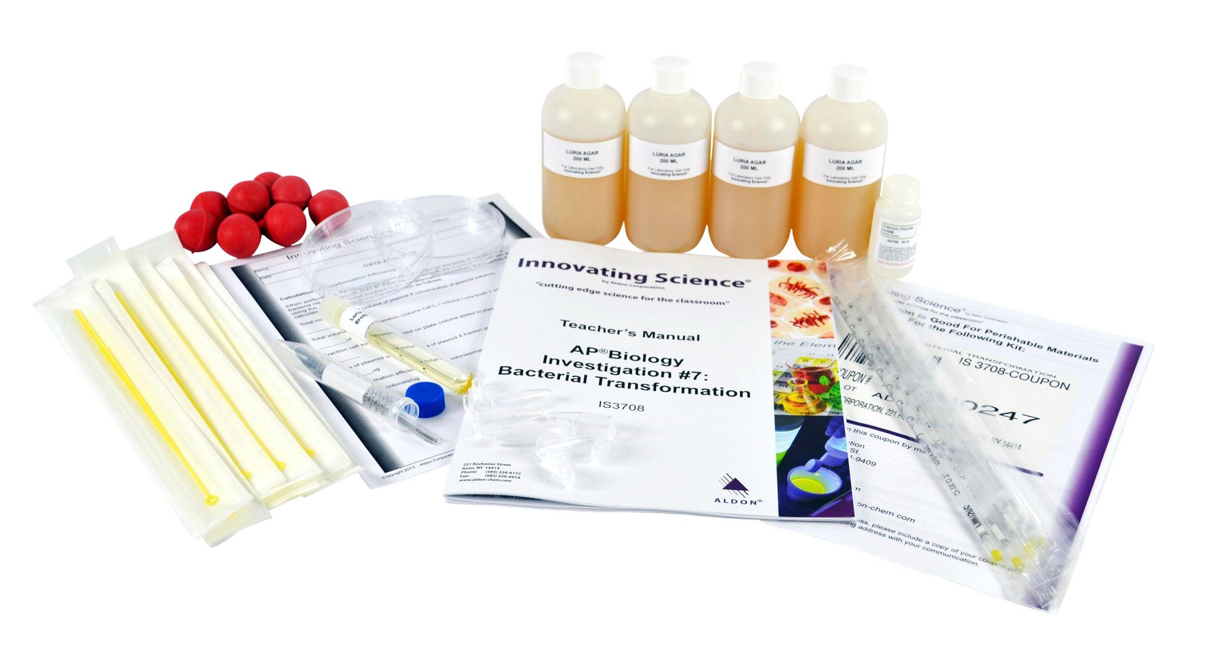 Image for Innovation Science AP Biology 8 Biotechnology Bacterial Transformation from School Specialty