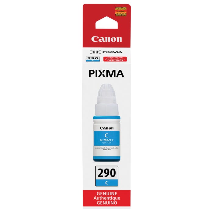 Canon PIXMA GI-290 Ink Bottle, 2.37 Fluid Ounces, Cyan