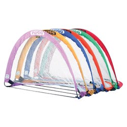 PUGG Pop Up Goals, 6 Footer, Assorted Colors, Set of 6 2120606