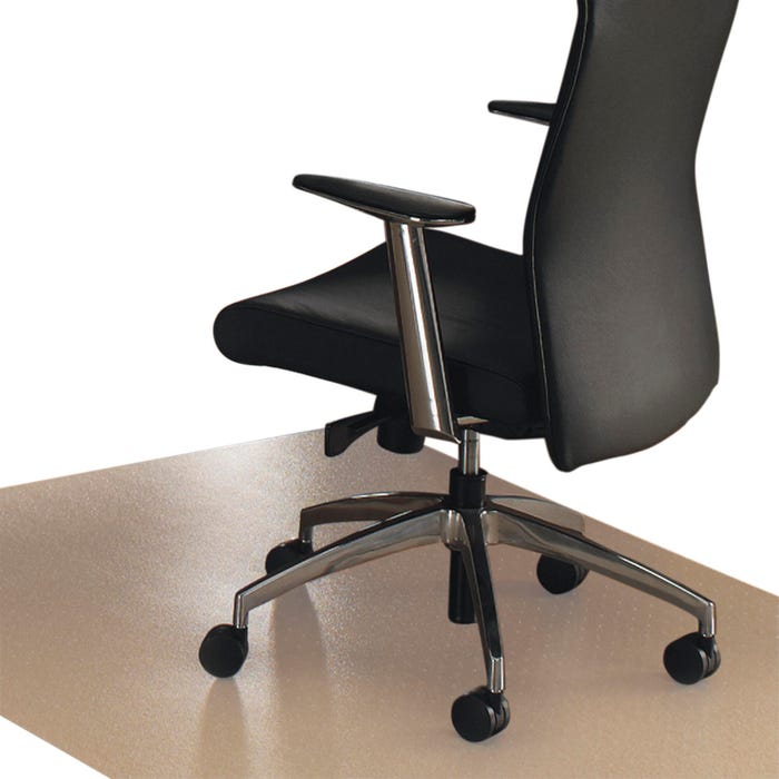 Floortex XXL Rectangular Polycarbonate Chair Mat, 60 x 118 Inches, Clear