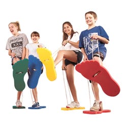 Image for FlagHouse Monster Trax, Yellow, One Pair of Feet from School Specialty