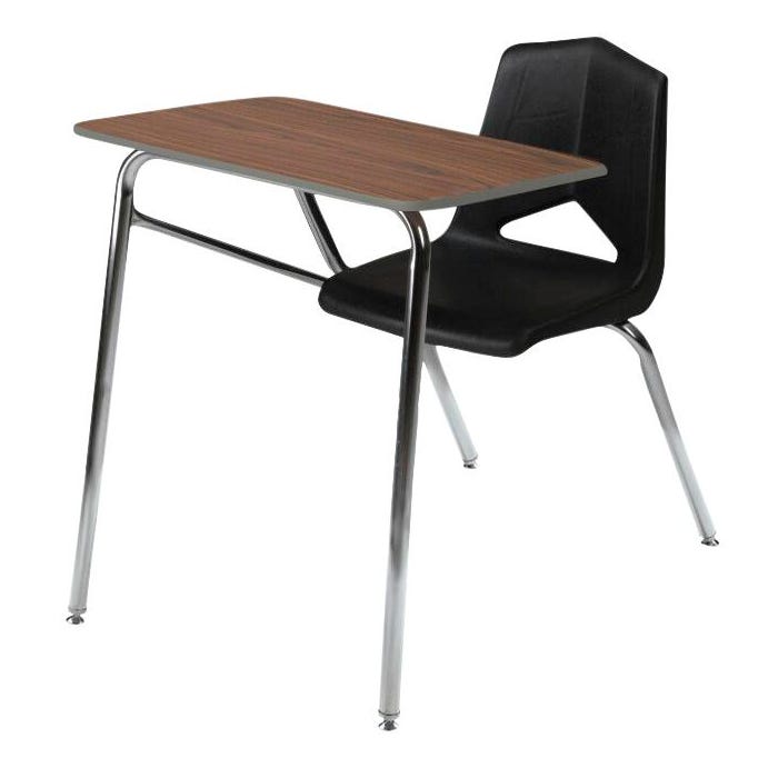 Classroom Select Royal 1400 Four Leg Combination Desk, 18-Inch Seat Height, 29-Inch Desk Height