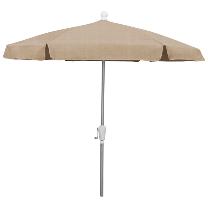 Ultrasite Octagon Umbrella, Fiberglass Rib Support, Post with Crank Lift, 7-1/2 Feet
