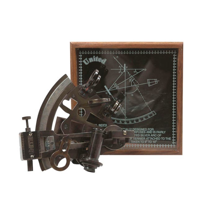 United Scientific Brass Sextant