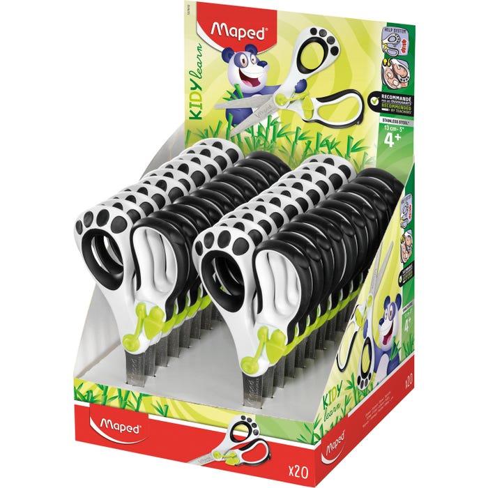 Maped Koopy Spring Assist Scissors, 5 Inches, Pack of 20