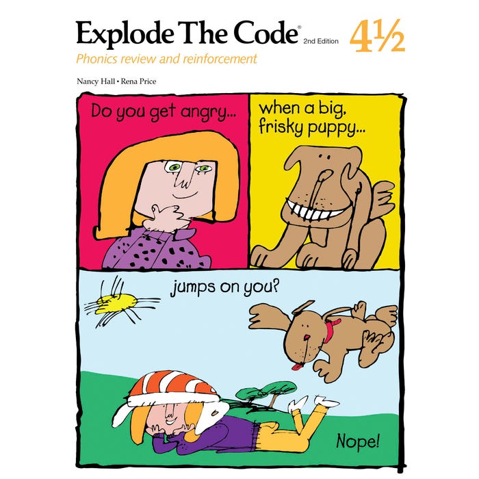 Explode The Code Book 4-1/2, Literacy & Phonics, 2nd Edition