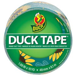 Duck Printed Duck Tape, 1.88 Inch x 10 Yards, Sunflowers 2149469