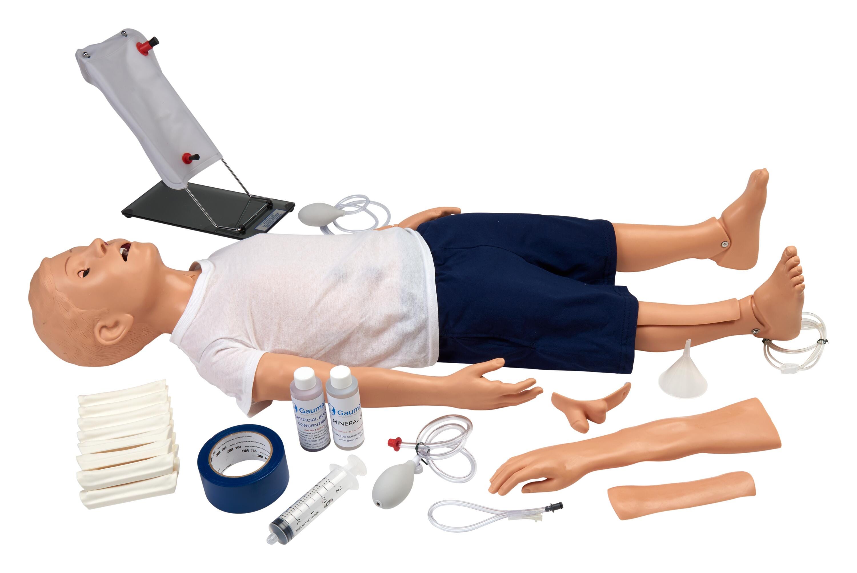 Gaumard Five-Year-Old Multipurpose Patient Simulator, Light Skin Tone