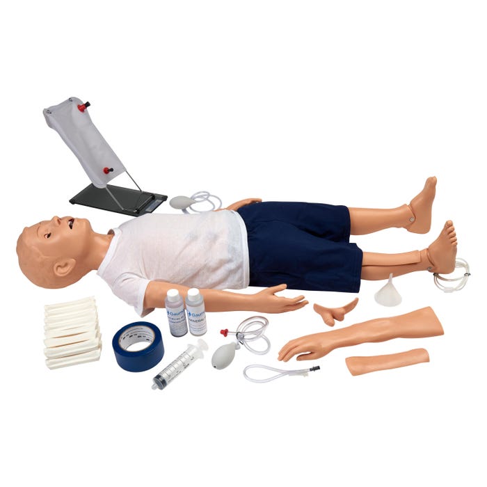 Gaumard Five-Year-Old Multipurpose Patient Simulator, Light Skin Tone