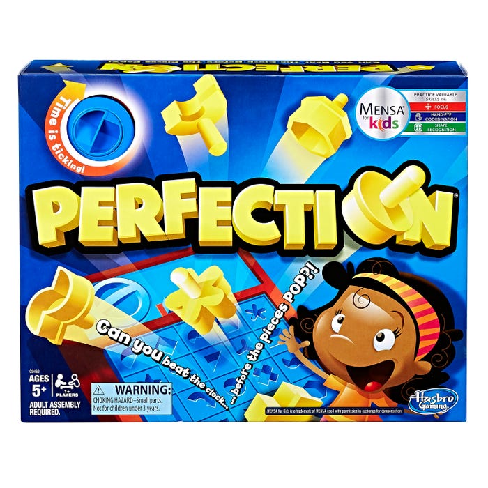 Hasbro Perfection, A Shape Puzzle Game