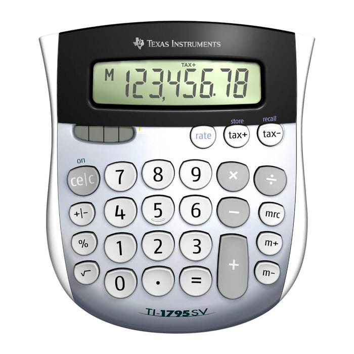 Texas Instruments TI-1795 SuperView Simple Calculator