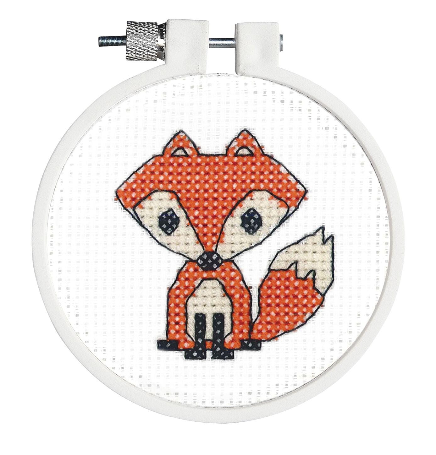 Janlynn Counted Cross Stitch Kit, Fox