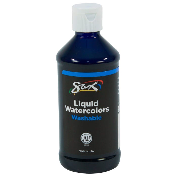 Sax Liquid Washable Watercolor Paint, 8 Ounces, Blue