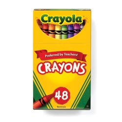 Image for Crayola Crayons, Assorted Colors, Set of 48 from School Specialty