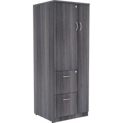 Image for Lorell Relevance Tall Storage Cabinet, 23-5/8 x 23-5/8 x 65-5/8 Inches, Charcoal Gray from School Specialty