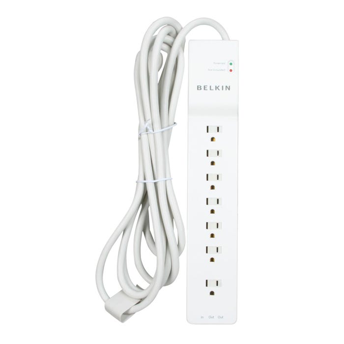 Belkin 7 Outlet Home/Office Surge Protector Extended Cord