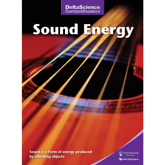 Delta Science Content Readers Sound Energy Purple Book, Pack of 8