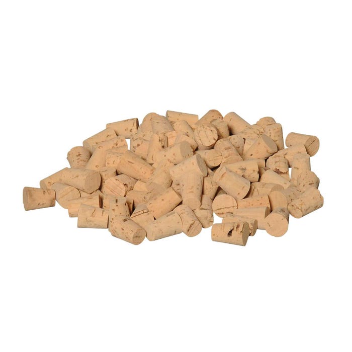 Frey Scientific Coarse Grained XX Grade Natural Cork, No 4, 16 mm Top x 12 mm Bottom Dia, Pack of 100