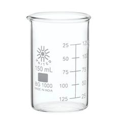 United Scientific Beakers, Low Form, Borosilicate Glass, 150ml 2090003