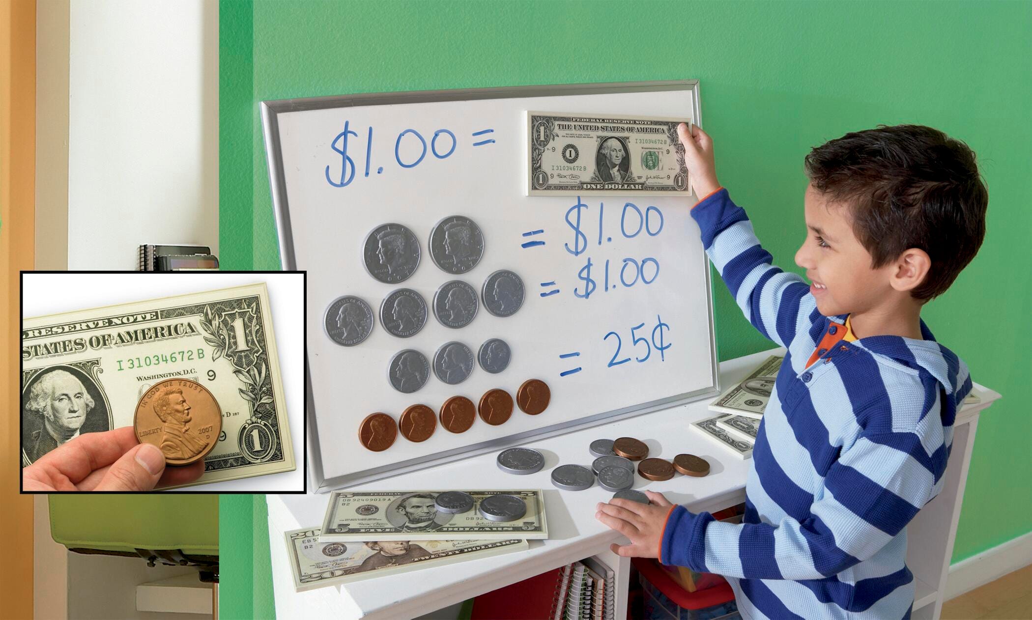 Big Money Magnetic Coins And Bills Magnetic Coin and Bill